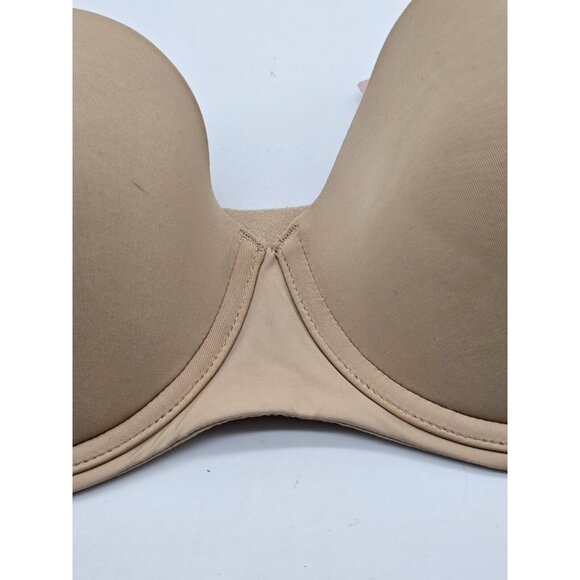 Calvin Klein Bra Womens Size 36C Beige Perfect Fit Strapless Underwire Push Up - Picture 3 of 11